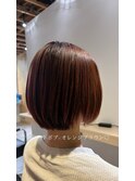 縮毛矯正×ショートボブ