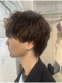 シャドウパーマ×マッシュ