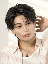 オーシャントーキョーオーバー 渋谷(OCEAN TOKYO OVER)&nbsp;韓国センターパート縮毛矯正フェザーパーマニュアンスパーマ