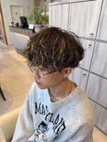 フィフスワン(fifth one)&nbsp;シャドウパーマ×メッシュ