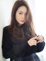 アミュゼ(amuser)&nbsp;センターパート×ゆるカール☆360℃イイ女感リラクシーロング♪