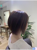 長めのショートスタイル