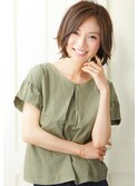 20代30代　大人可愛い☆透明感ふんわり無造作ボブ