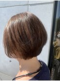 ショートボブインナーカラー