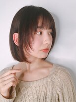 ★岡田有加★20代30代40代/きれいな大人の小顔ボブ
