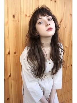 ブゾン(buZon) 【buZonブゾン】ゆるパーマ×アッシュベージュ