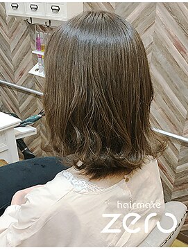 ヘアメイクゼロ 坂戸駅前店(hairmake zero) スモーキーベージュ
