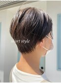 襟足スッキリショートスタイル/30代/40代/50代