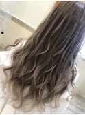 アッシュロング#ロングヘア#プルエクステ #アッシュ