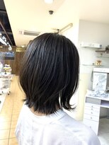 クオリス 上板橋店(QUALIS) 大人女性くびれひし形ヘア/ミディアムボブ/ふんわりミディ