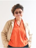 【えがお美容室】50代60代の方に☆柔らかカールショート