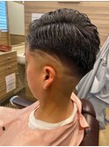 10代20代必見♪七三ハードパートアイロンパーマ癖毛風