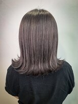 ライフ 四条畷店(Lyfe)&nbsp;グレージュボブ_チェリーブラウンフェミニンロング_308