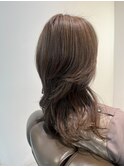 【脱白髪ぼかしハイライト】×ロングレイヤー