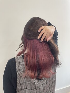 チオ(Chio) 【石坂遥香】ピンクインナーカラー