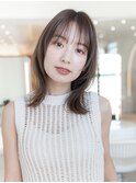20代30代/大人かわいい/小顔ひし形/ウルフ/ミディアムレイヤー