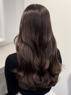 イオエ(ioe) デザインカラー/グランマッシュ/暗めカラー/ミディアムヘア