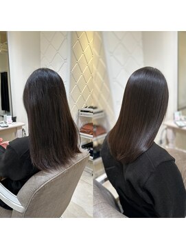 ブランニューイヴ 生駒店(Brand new eve) 小島の髪質改善ストレート