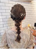 結婚式ヘアセット♪♪