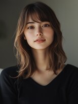 アルトリスト(Altruist Aging×HAIR&SPA)&nbsp;★ダークアッシュ大人ガーリーボブ着物ミディアムレイヤーカット