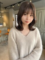 カシュカシュ 表参道(cache cache) 小顔ヘア似合わせカット韓国ヘアくびれミディアム