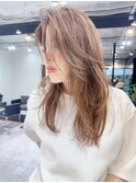 ロング/レイヤー/小顔/前髪/白髪ぼかし/髪質改善/銀座