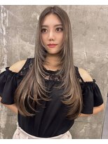 キング 枚方店(K!ng)&nbsp;縮毛矯正髪質改善ハイライトレイヤーカット枚方美容室エクステ