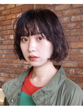 ボコカ(bococa) 【macana指名】ボブパーマ ミニボブ オリーブ