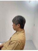 20代30代40代◎メンズ黒髪刈り上げツーブロックスーツスタイル