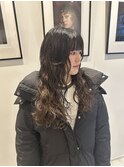 ブリーチ一回履歴にデジタルパーマでウェーブヘアに!