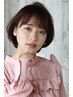 デザインカット＋髪を傷めないヘアマニキュア【白髪染め】￥12650→￥11550