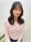顔まわりレイヤー/ゆるふわカール