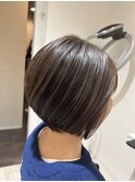 大人可愛いボブスタイル