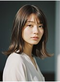イメチェン/美髪/外ハネボブ/ワイドバング/髪質改善/縮毛矯正
