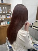 血色感アップうる艶ピンクブラウンヘア♪