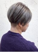 【Flor_戸塚】*ツーブロックショート+アッシュグレイ*
