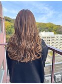 #ハイトーン #ベージュ #巻き髪 #ロングヘア #韓国風 #透明感