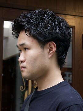 ザバーバー 渋谷(THE BARBER) Perm Spiky Short