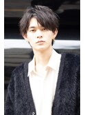 ウェーブパーマ　メンズヘア　束間　イケメン　２０代　３０代ｋ