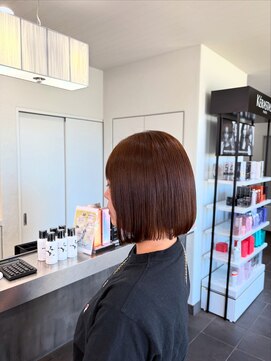 ガルボヘアー 桟橋店(garbo hair) オイルカラーブラウンベージュ高知美容院