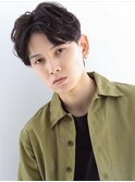 吉田丞/毛流れセンターパート/ニュアンスパーマ