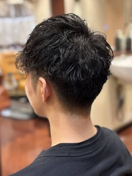 スカイ 亀戸店 (sky) ハイライト/マッシュパーマ/アッシュブラック<理容室>[亀戸]