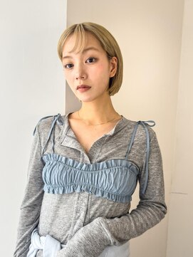 ユニオン(Union) ケアブリーチを使ったハイトーンボブ