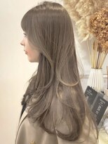 ディモアンド 表参道(Dimo&)&nbsp;x透明感カラー/イメチェン/ホワイトブロンド/外ハネボブ/美髪