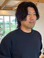 サクヘアー(39 hair)&nbsp;【42.メンズカット×ツイストパーマ】学割・酸性ストレートも◎