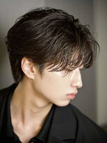ルーシー 川越(LUCEY)&nbsp;センターパートフェザーパーマシャドウパーマメンズパーマ