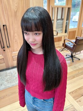 ジェロ(GELo) ぱっつりフルバングぽってりロング