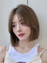 ロンドブルーム 天神大名店(Lond Bloom)&nbsp;ミディアムヘア韓国ボブタッセルボブレイヤーボブデザインカラー
