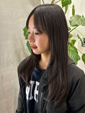 さらさらストレートヘア