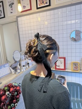 ヘアー アレス(hair ales) アップスタイル まとめ髪 結婚式セット ヘアアレンジ